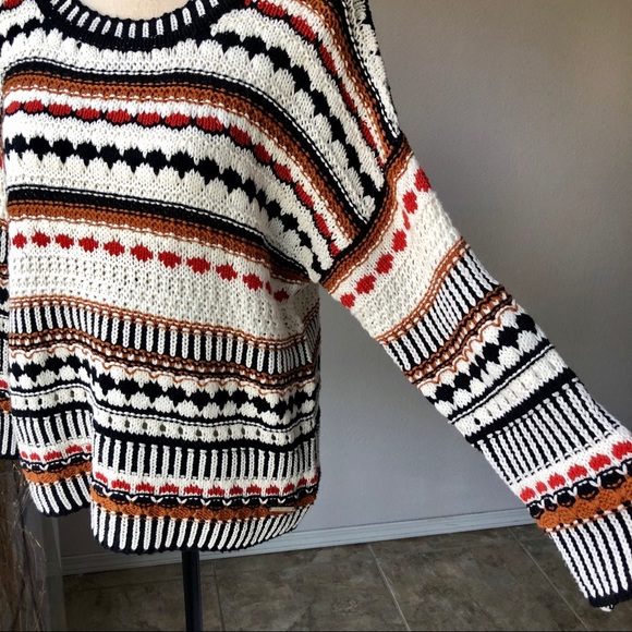 Andrew Marc NWT knit sweater oversized ivory M - Picture 6 of 8